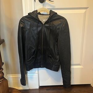 Mike and Chris lamb skin Leather Jacket